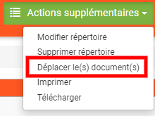 Bleez déplacement en masse de documents
