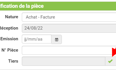 scan + saisie nouveau système sélection tiers